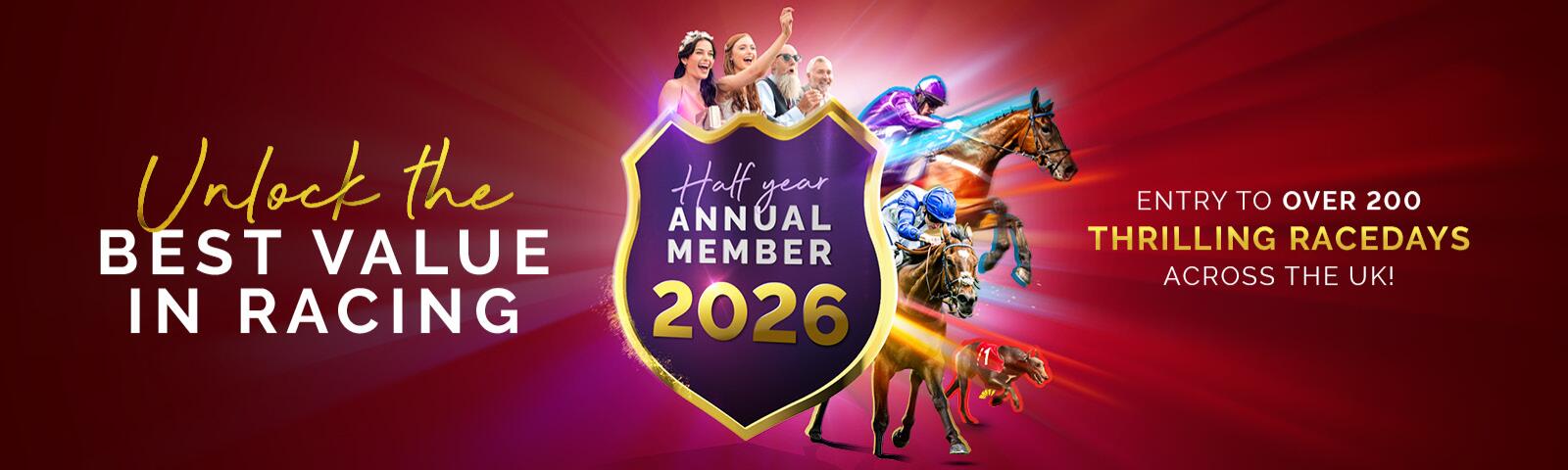 half year annual membership