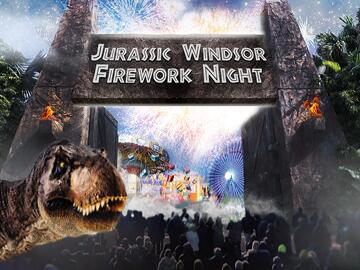 Jurassic Firework Night at Windsor Racecourse 6th November