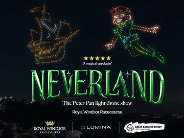 Peter Pan Drone Show Windsor Racecourse