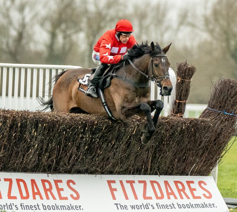 Harry Skelton and Protectorat winning the Fleur De Lys Chase 2025