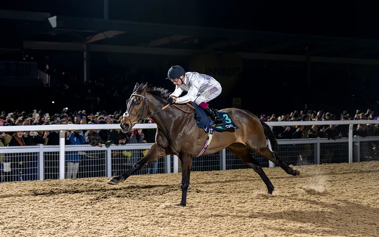 Constitution Hill winning on Flat debut at Southwell 